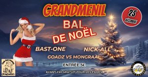 Affiche recto de l'événement : Bal de Noël de Grandmenil 