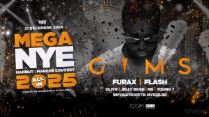 Affiche recto de l'événement : Gims X New Year 2025 - All-IN