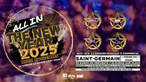 Affiche recto de l'événement : The new year 2025 - All In