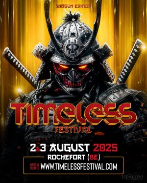 Affiche recto de l'événement : Timeless Festival 2025