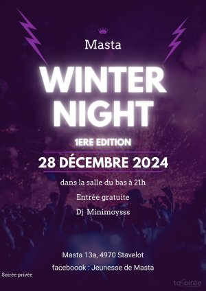 Affiche recto de l'événement : Winter Night