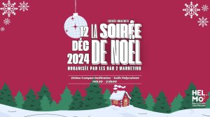 Affiche recto de l'événement : Soirée de Noël - HELMo