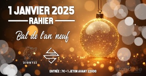 Affiche recto de l'événement : Bal de l'an neuf