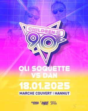 Affiche recto de l'événement : Children of the 90's
