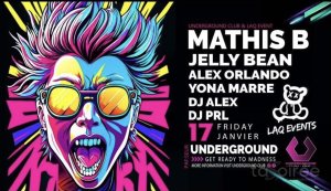 Affiche recto de l'événement : LAQ évents