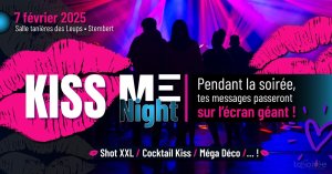Affiche recto de l'événement : Kiss Me Night