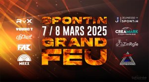 Affiche recto de l'événement : Grand feu de Spontin