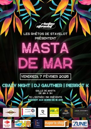 Affiche recto de l'événement : Masta De Mar