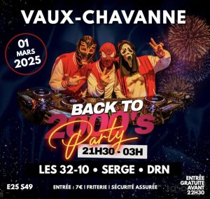 Affiche recto de l'événement : Back to 2000's