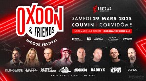 Affiche recto de l'événement : Oxoon & Friends - Indoor festival