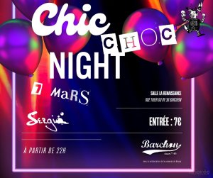 Affiche recto de l'événement : Chic Choc Night