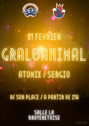 Affiche recto de l'événement : Gralbanimal