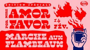 Affiche recto de l'événement : Marche aux flambeaux 2025