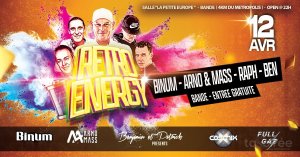 Affiche recto de l'événement : Retro Energy