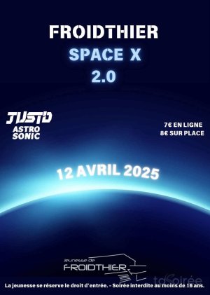 Affiche recto de l'événement : Space X