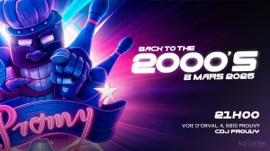 Affiche recto de l'événement : Back to the 2000's