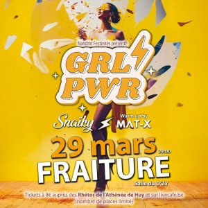 Affiche recto de l'événement : Fraiture Girls Power
