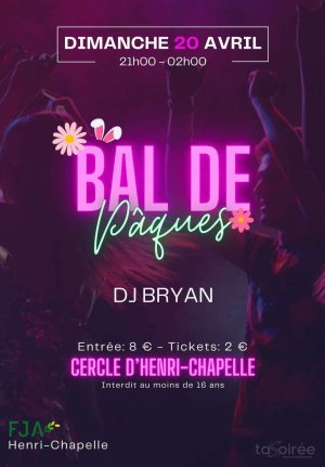 Affiche recto de l'événement : Bal de pâques
