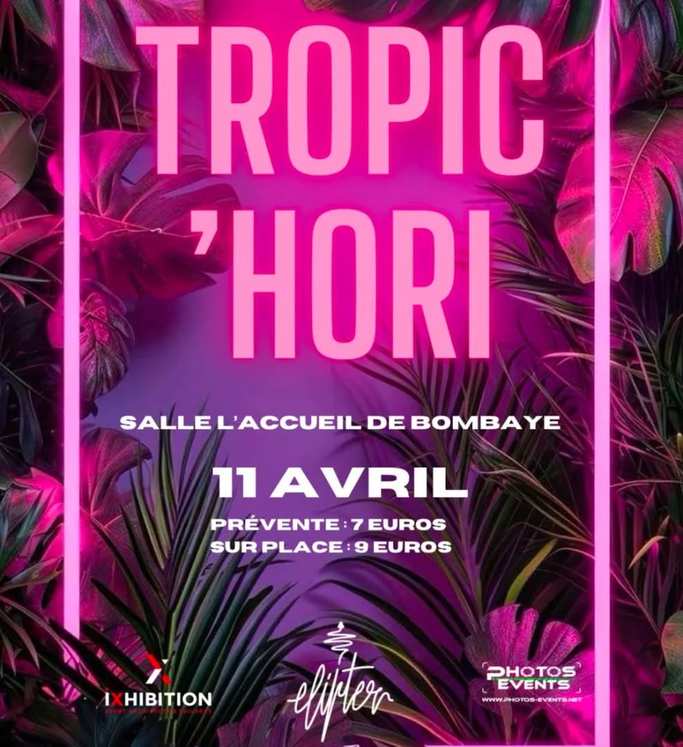 Affiche recto de l'événement : Tropic'Hori
