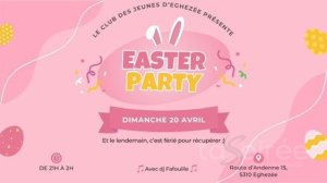 Affiche recto de l'événement : Easter Party