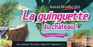 Affiche recto de l'événement : La Guinguette du château