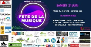Affiche recto de l'événement : Fête de la musique