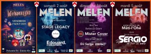 Affiche recto de l'événement : Fête à Melen