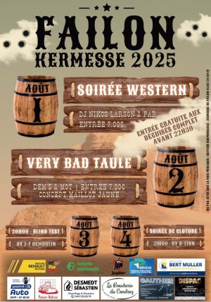 Affiche recto de l'événement : Kermesse de Failon