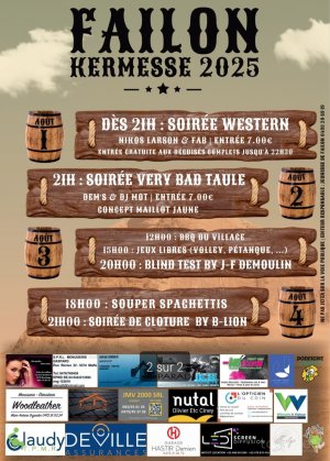 Affiche verso de l'événement : Kermesse de Failon
