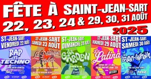 Affiche recto de l'événement : Fête SJS 2025