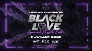 Affiche recto de l'événement : Black Love "Special Purple Edit"