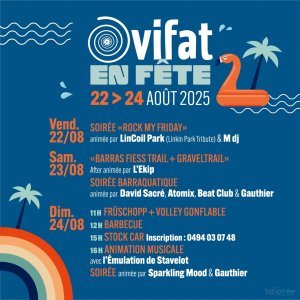 Affiche recto de l'événement : Fête à Ovifat