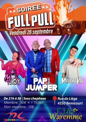 Affiche recto de l'événement : Soirée Full Pull