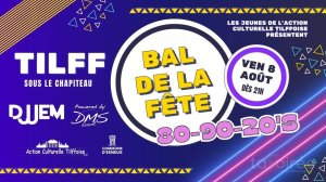 Affiche recto de l'événement : Bal de la fête