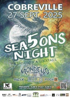 Affiche recto de l'événement : Season’s Night V