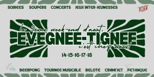 Affiche recto de l'événement : Fête à Evegnée-Tignée