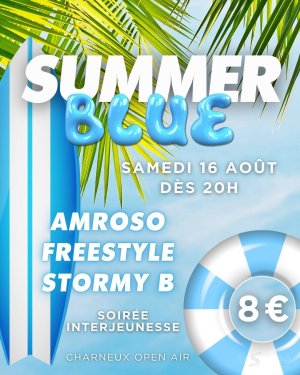 Affiche recto de l'événement : Summer Blue