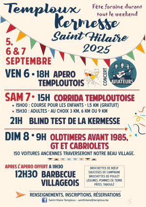 Affiche recto de l'événement : Kermesse Saint-Hilaire