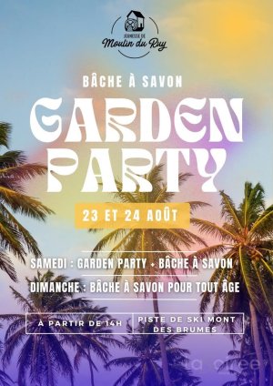Affiche recto de l'événement : Garden Party
