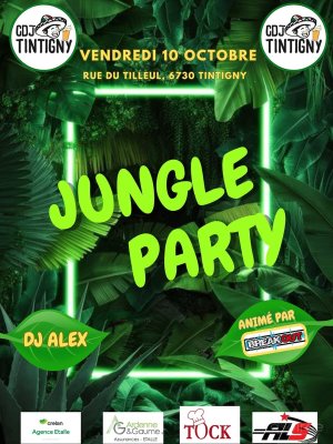 Affiche recto de l'événement : Jungle Party