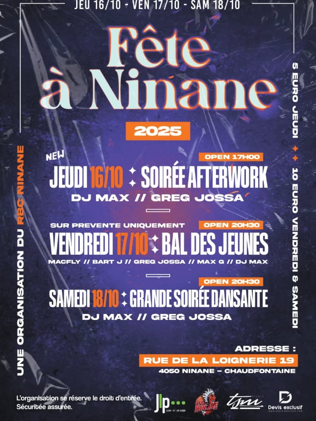 Affiche recto de l'événement : Bal des jeunes