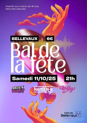 Affiche recto de l'événement : Bal de la fête
