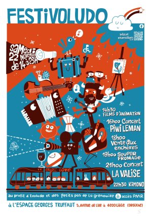 Affiche recto de l'événement : Festivoludo