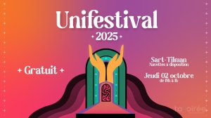 Affiche recto de l'événement : Unifestival 2025