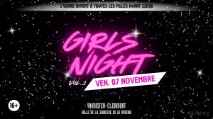 Affiche recto de l'événement : Girls Night