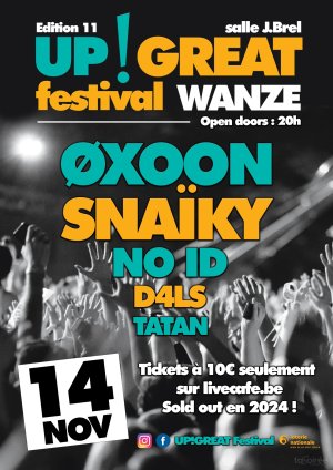 Affiche recto de l'événement : Up!Great Festival