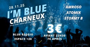 Affiche recto de l'événement : I'm Blue