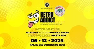 Affiche recto de l'événement : Retro Addict