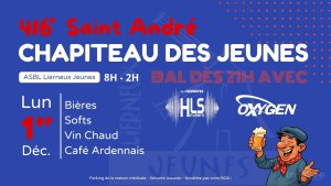 Affiche recto de l'événement : 416ᵉ Saint-André (Bal)