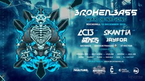 Affiche recto de l'événement : Broken'bass - War of nations